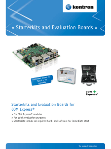 Starterkits and Evaluation Boards «