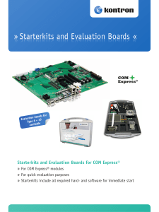 Starterkits and Evaluation Boards « » Starterkits and