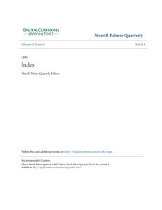 Merrill-Palmer Quarterly