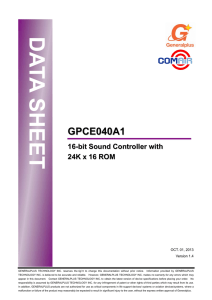 GPCE040A1 - Generalplus
