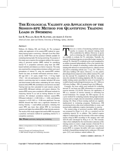 the ecological validity and application of the session