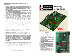 BBCIII Power Supply Kit Assembly Instructions
