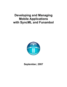 SyncML and Sync4j