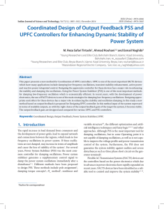 Coordinated Design of Output Feedback PSS and UPFC Controllers