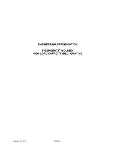 Specification - PDF - Fibergrate Composite Structures