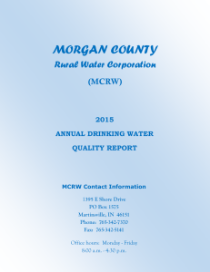 morgan county - Rural Water Impact