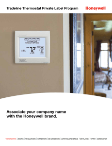 Associate your company name with the Honeywell brand.