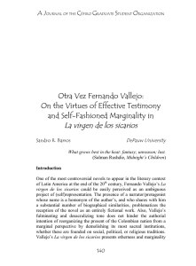 Otra Vez Fernando Vallejo: On the Virtues of Effective