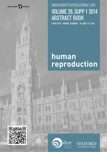 Abstract book Human Reproduction Volume 29 suppl 1 June