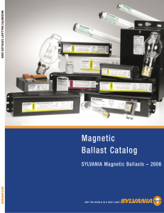 Magnetic Ballast Catalog