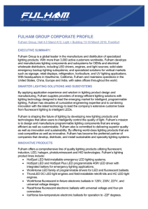 fulham group corporate profile