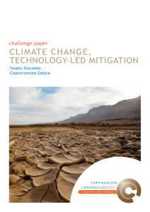 CLIMATE CHANGE, TECHNOLOGY