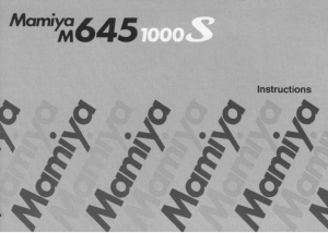 The Mamiya M645 1000S is a new improved