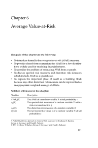 Chapter 6 Average Value-at