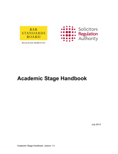 Academic Stage Handbook (PDF 46 pages, 415K)