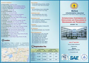 international conference on innovations and challenges in