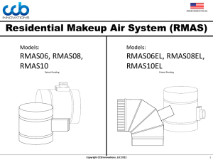 Residential Makeup Air System (RMAS) - Modern-Aire