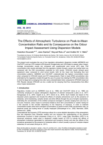The Effects of Atmospheric Turbulence on Peak-to-Mean