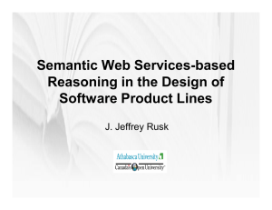 Semantic Web Services-based Reasoning in the Design of Software