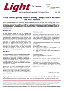 Lighting Council Australia Technical News No 18