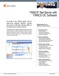 TWACS® Net Server with TWACS OC Software