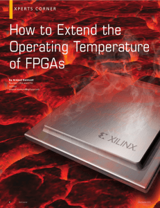 How to Extend the Operating Temperature of FPGAs