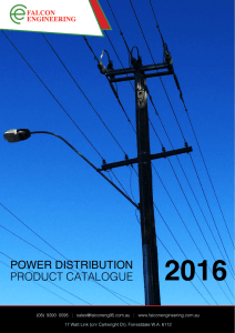 POWER DISTRIBUTION Product catalogue