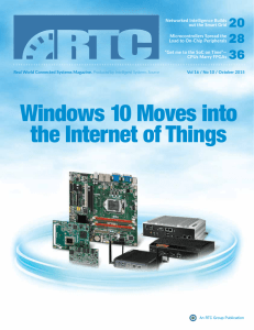 Windows 10 Moves into the Internet of Things