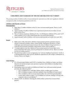 children and families of the incarcerated fact sheet