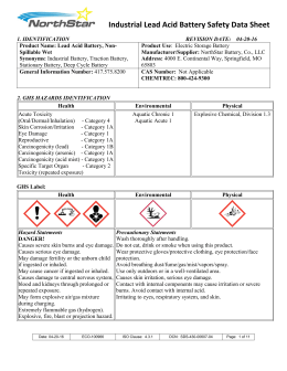 data lead acid sheet safety battery filled wet industrial