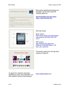 ipad training handout secondary education.pages