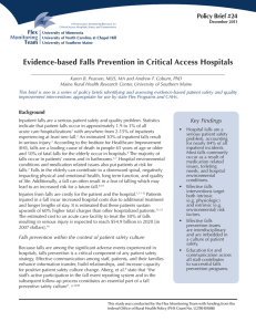 Evidence-based Falls Prevention in Critical Access Hospitals