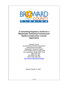 A Consulting Engineer=s Guide for a Wastewater
