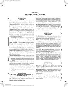 general regulations - International Code Council