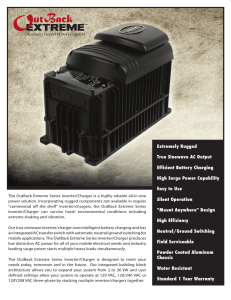 Extremely Rugged True Sinewave AC Output Efficient Battery