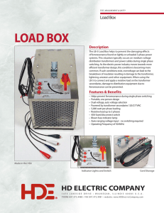 LOAD BOX - HD Electric Company
