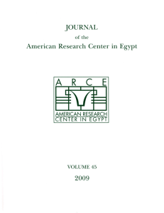 Journal of the American Research Center in Egypt, Vol. 45, 2009