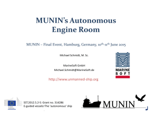 3 – MUNIN`s Autonomous Engine Room