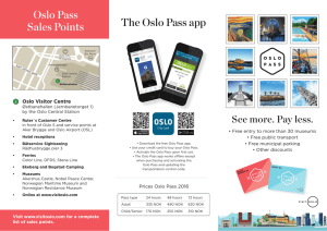 a printer-friendly quick guide to the Oslo Pass