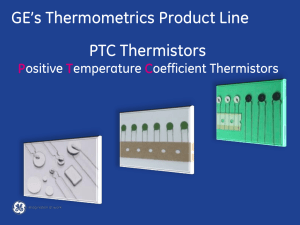 PTC Thermistors - Mouser Electronics