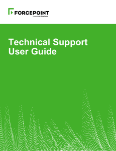 Technical Support User Guide