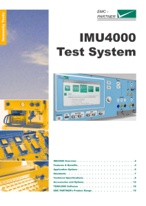 IMU4000 Test System - HV TECHNOLOGIES, Inc.
