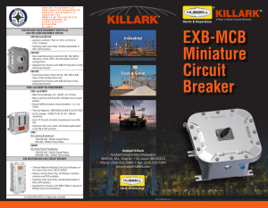 EXB-MCB Miniature Circuit Breaker