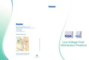 Nader Low Voltage Series - J