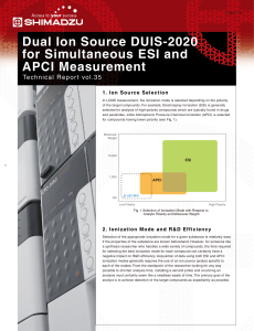 Dual Ion Source DUIS-2020 for Simultaneous ESI and APCI