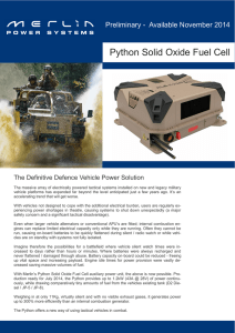 Python Solid Oxide Fuel Cell