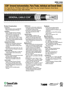 CCW® Armored Instrumentation, Pairs/Triads, Individual and Overall