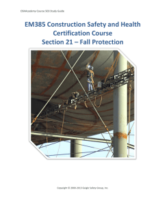 EM385 Construction Safety and Health Certification