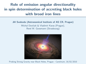 Role of emission angular directionality in spin determination of
