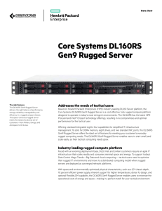Core Systems DL160RS Gen9 Rugged Server (Data sheet)